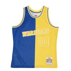 Men's Mitchell & Ness Tim Hardaway Royal/Gold Golden State Warriors Hardwood 2XL